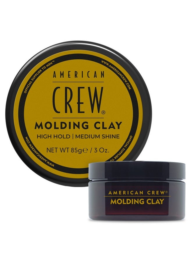 AMERICAN CREW Men'S Hair Molding Clay Like Hair Gel With Strong Hold & Medium Shine 3 Oz (Pack Of 1)  - Image 1