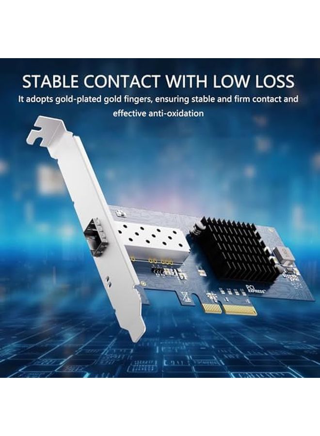 Single Port 10Gbps PCIe 4.0 Fiber Network Card Enterprise Server Stability - Image 4