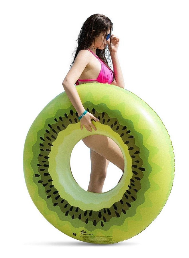 Jasonwell Giant Kiwi Pool Party Float Inflatable Pool Floats Tube Rafts With Fast Valves Summer Beach Swimming Pool Lounge Decorations Toys For Adults & Kids - Image 1