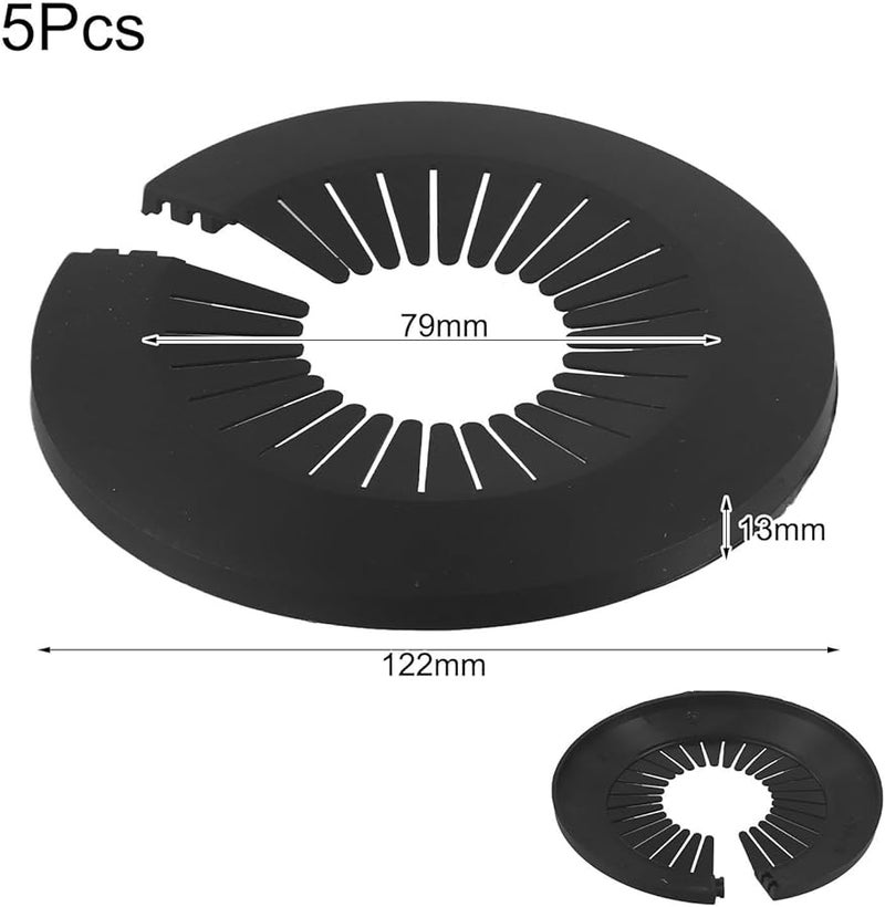 غطاية أنبوب زاوية جدار بلاستيك PP مقاس 50-78 مم لتزيين أنابيب المياه بمظهر نهائي مصقول - Image 5