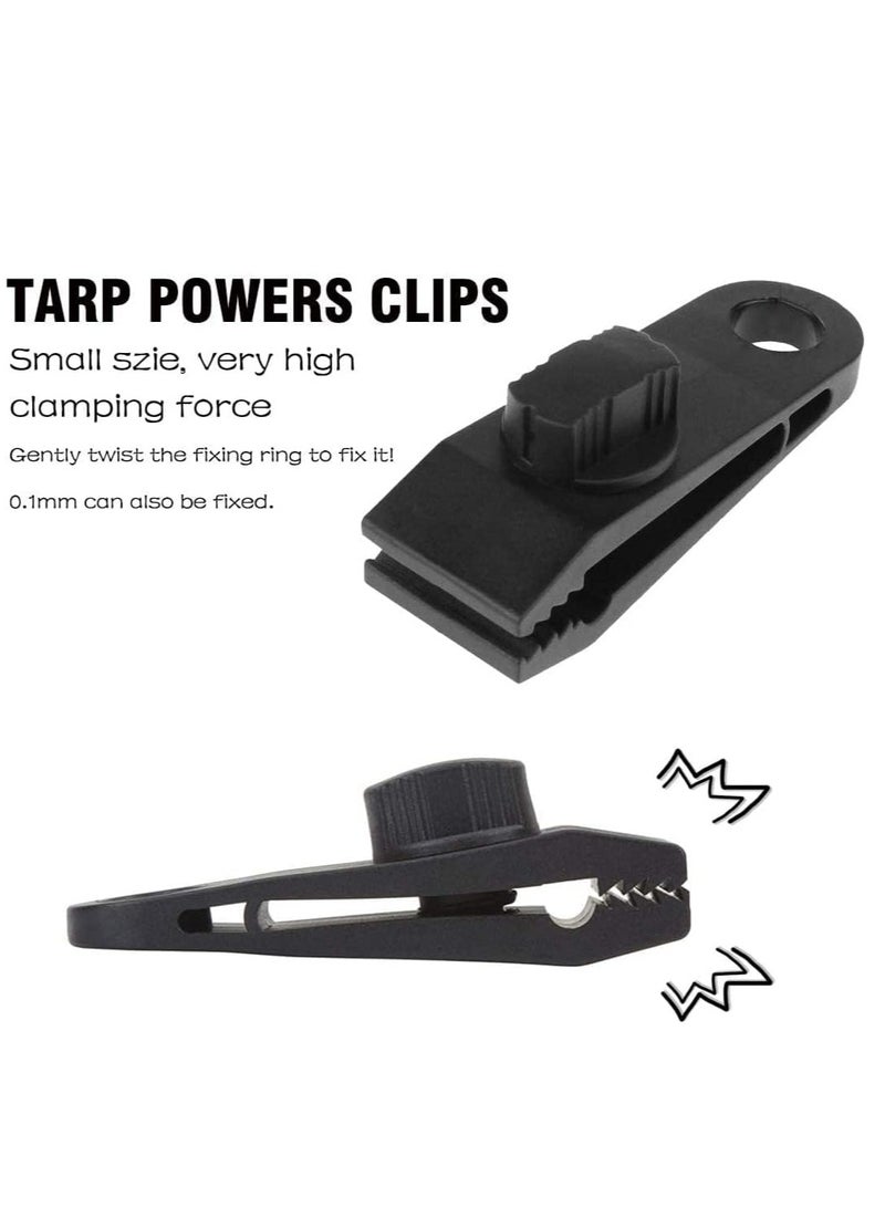 Oasisgalore 20-Pack Heavy-Duty Tarp Clips for Awnings and Camping, 60mph Wind-Resistant - Image 2