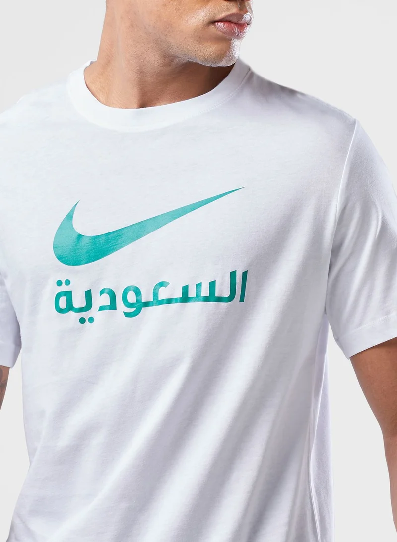 Nike Saudi Arabia Swoosh Arabic T-Shirt