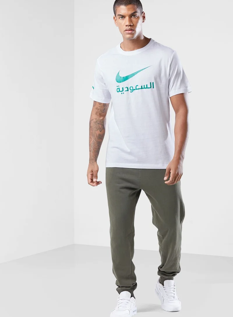 Nike Saudi Arabia Swoosh Arabic T-Shirt