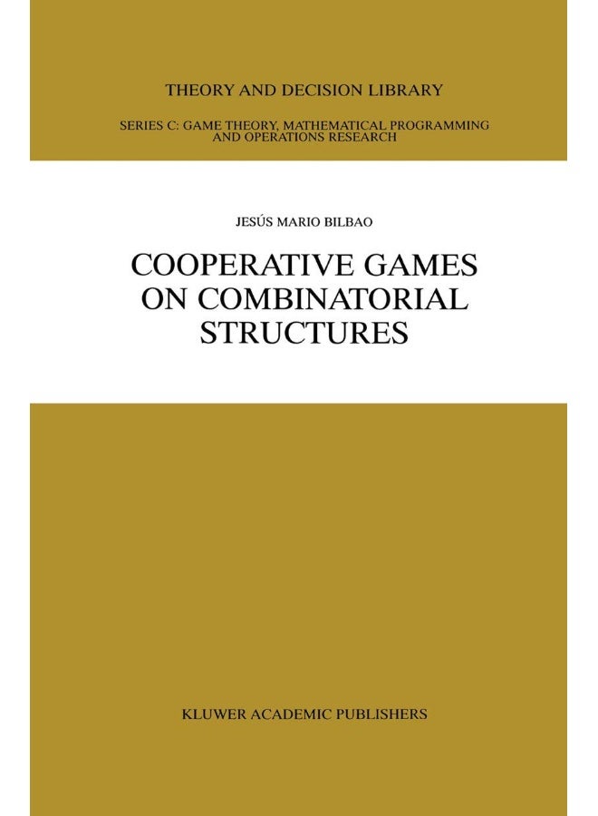 Cooperative Games on Combinatorial Structures