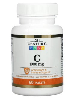 21st CENTURY Vitamin C Antioxidant And Immune Support 1000 mg 60 Tablets  - Image 1