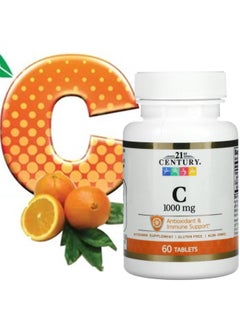 21st CENTURY Vitamin C Antioxidant And Immune Support 1000 mg 60 Tablets  - Image 3