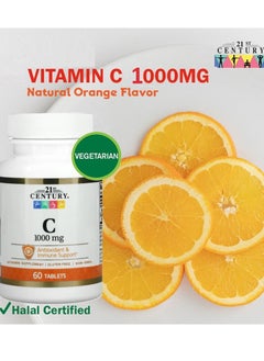 21st CENTURY Vitamin C Antioxidant And Immune Support 1000 mg 60 Tablets  - Image 4