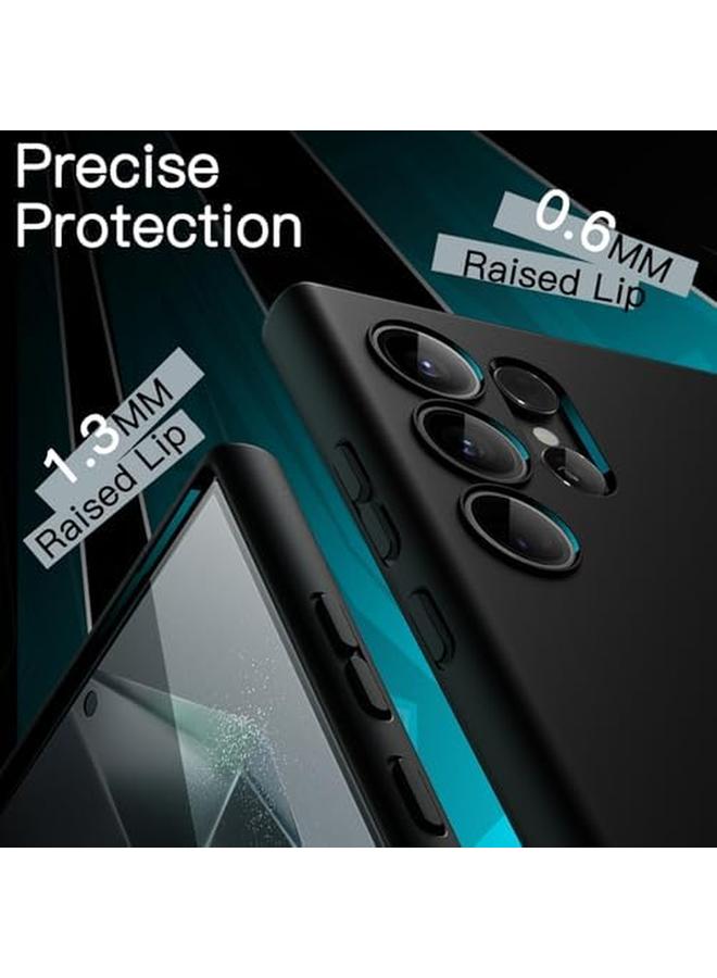 Jetech Slim Fit Case For Samsung Galaxy S24 Ultra 5G Camera Lens Full Protection Soft Tpu Thin Protective Phone Cover With Matte Finish Shockproof Black - Image 4