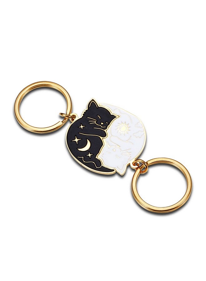 Vanlovemac هدايا فانلوفماك للأزواج - هدايا سلسلة مفاتيح لطيفة للصديق والصديقة والأزواج وأفضل الأصدقاء - هدية لعلاقة بعيدة المدى - ذكرى سنوية - يوم الفالنتاين - سلسلة مفاتيح متطابقة للزوج والزوجة - Image 1