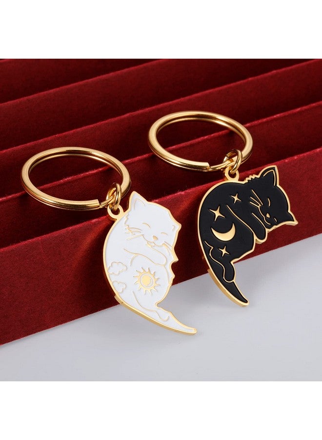 Vanlovemac هدايا فانلوفماك للأزواج - هدايا سلسلة مفاتيح لطيفة للصديق والصديقة والأزواج وأفضل الأصدقاء - هدية لعلاقة بعيدة المدى - ذكرى سنوية - يوم الفالنتاين - سلسلة مفاتيح متطابقة للزوج والزوجة - Image 5