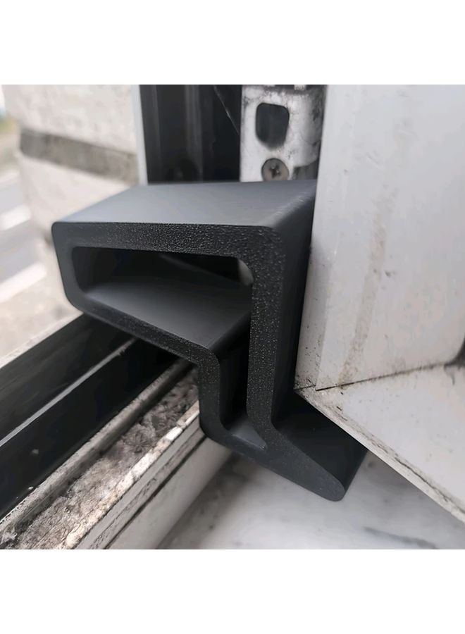 White Hollow Door And Window Stopper Multifunctional Wedge Holder Clip For Small Spaces - Image 3