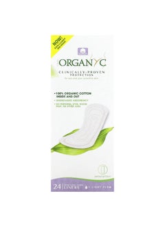 ORGANYC Organyc, Organic Cotton Panty Liners, Light Flow, 24 Liners  - Image 1