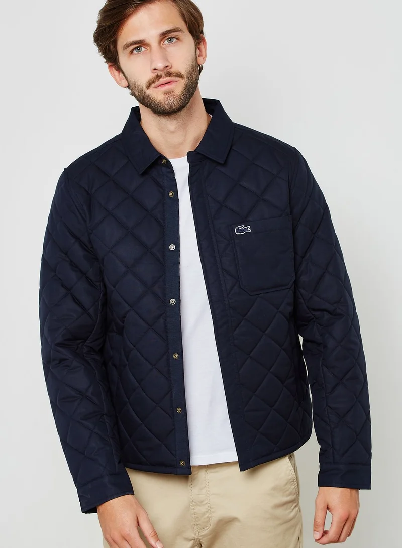 LACOSTE Quilted Pocket Jacket