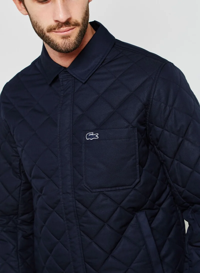 LACOSTE Quilted Pocket Jacket
