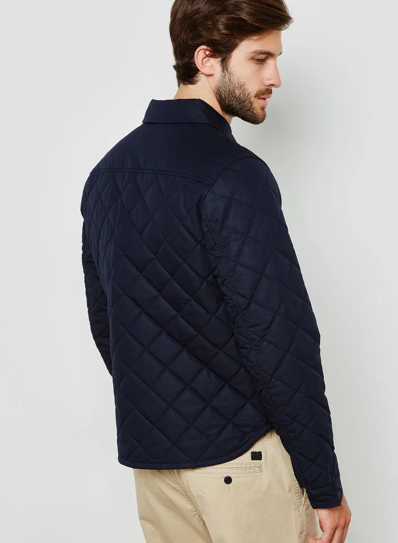 LACOSTE Quilted Pocket Jacket