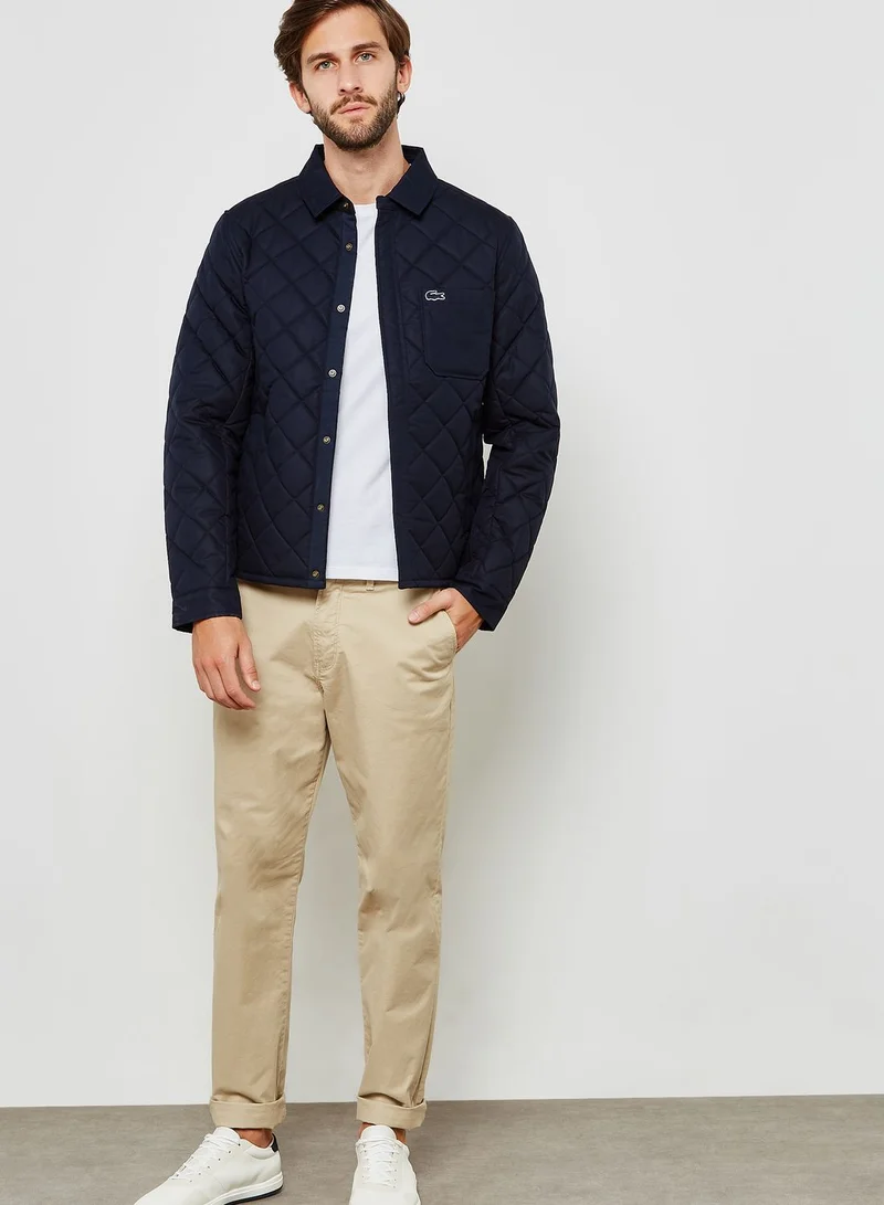 LACOSTE Quilted Pocket Jacket