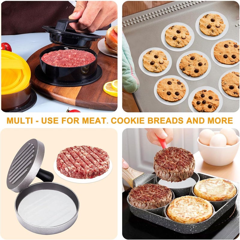 YUFDA 200 Pcs-6 Inch Non-Stick Parchment Paper Rounds for Baking, Precut for Tortilla Press, Cake Pan, Cookies - Image 5