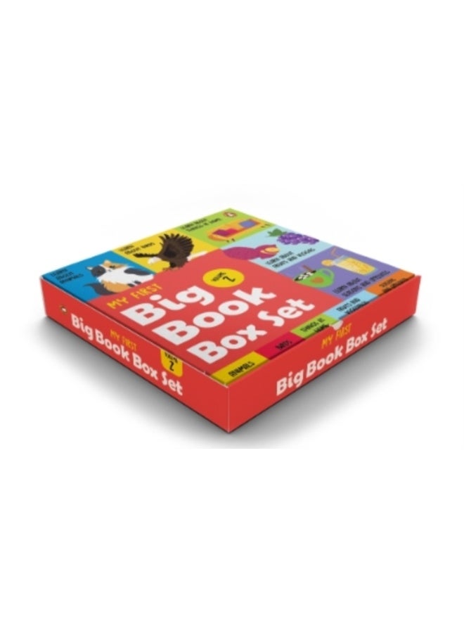 My First Big Book Box - Volume 2 (5 Books Tuck-Box) (Penguin Early Learning Series): A Boxset of 5 Illustrated Big Board Books for PreSchool Kids, Toddlers 