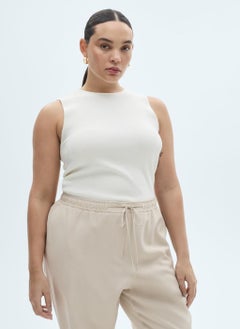 MANGO Elastic Waist Flowy Pants  - Image 2