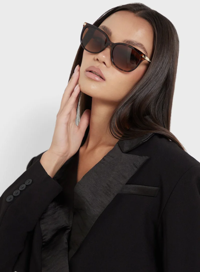 COACH 0Hc8378U Oversized Sunglasses