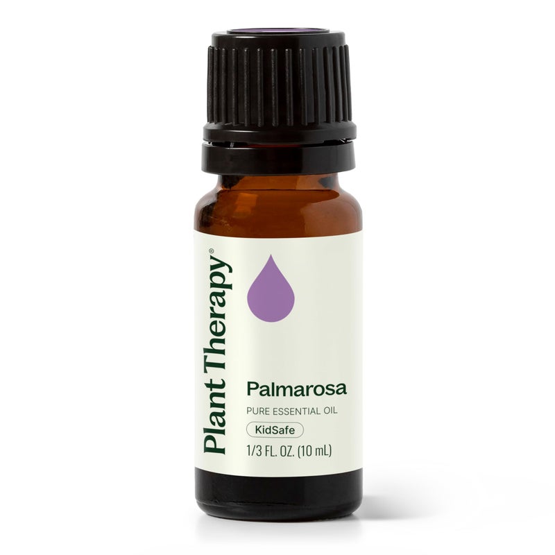 Plant Therapy Palmarosa Essential Oil 100% Pure, Undiluted, Natural Aromatherapy, Therapeutic Grade 10 mL (1/3 oz) - Image 1