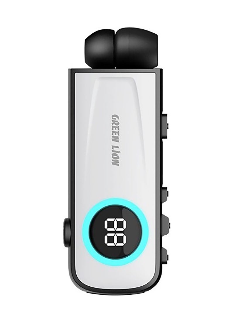 GREEN LION Communicate Mono Bluetooth Headset - White - Image 1