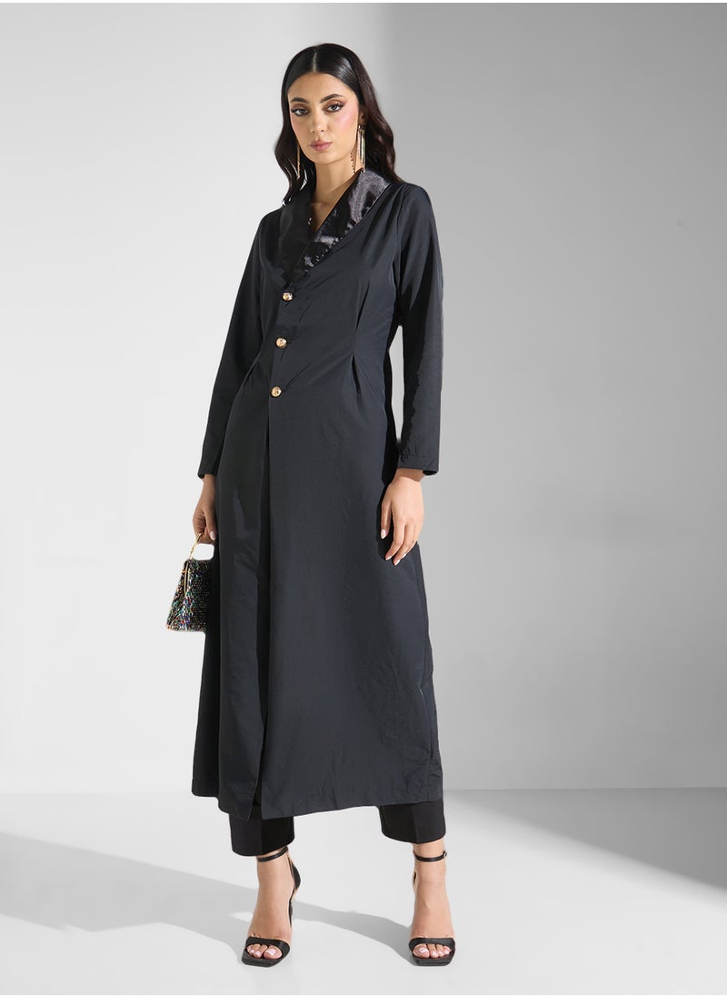 Khizana Blazer Styled Abaya  - Image 4