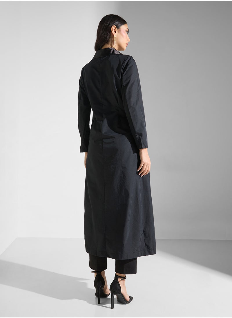 Khizana Blazer Styled Abaya  - Image 2
