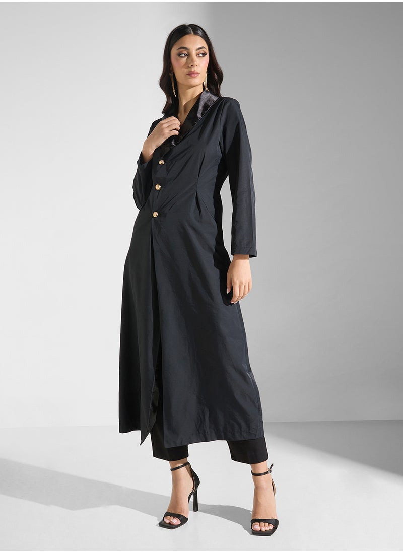 Khizana Blazer Styled Abaya  - Image 1