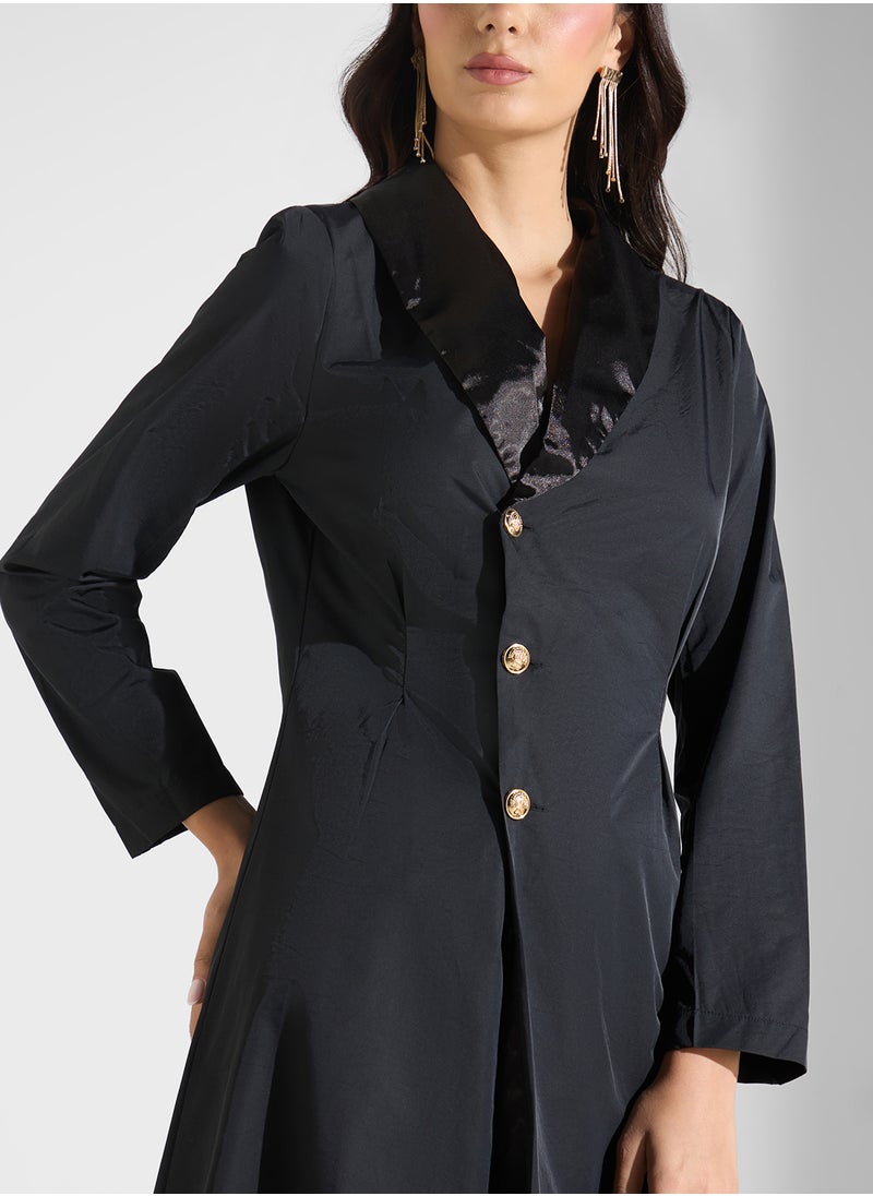 Khizana Blazer Styled Abaya  - Image 3
