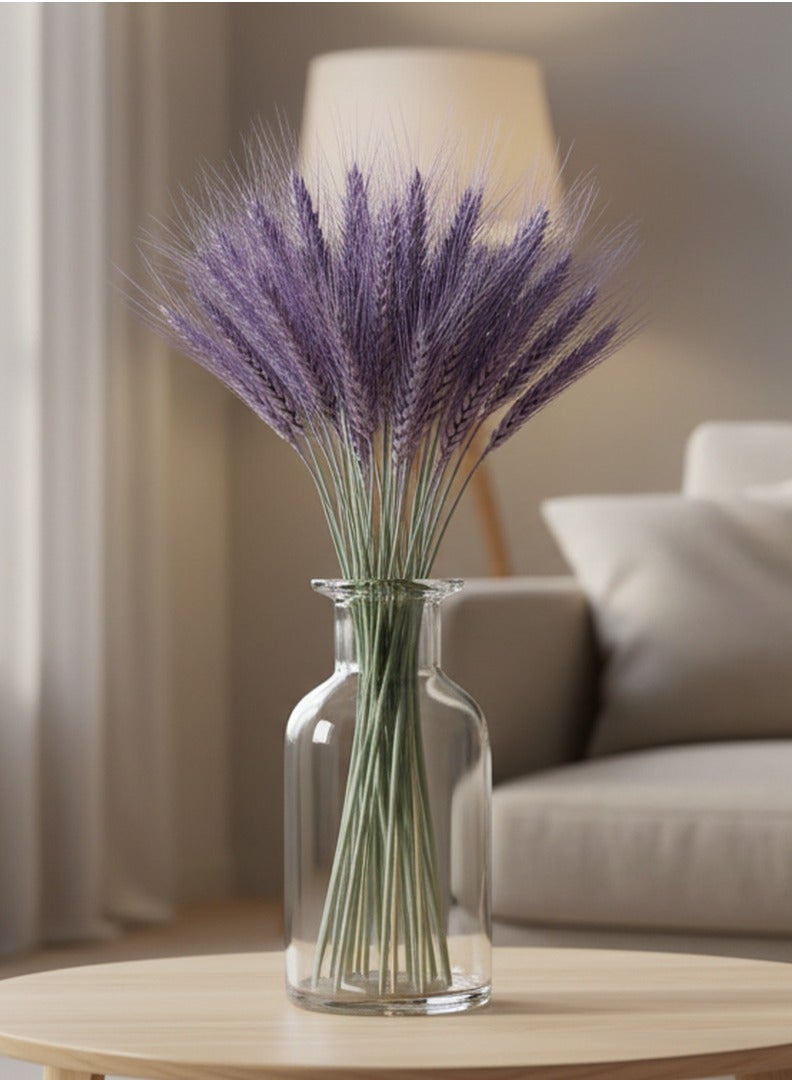 FANCY FLOWERS FANCY Dried Wheat Stems Bundle – Natural & Painted, Decorative Dried Flowers for Vases & Home Décor - Image 4
