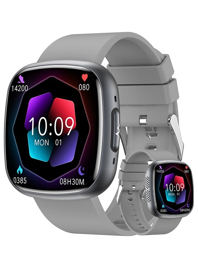 RollsTimi  Men's/Women Smartwatch, 1.75 Inch High Definition Full Screen Touch, Message Reminder, Point Reminder, Multiple Exercise Modes, Exercise Health Sleep Monitoring, Multi Language Selection, RT ET593 - Image 1