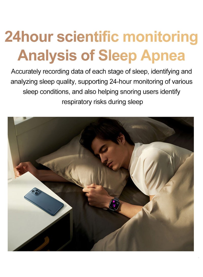 RollsTimi  Men's/Women Smartwatch, 1.75 Inch High Definition Full Screen Touch, Message Reminder, Point Reminder, Multiple Exercise Modes, Exercise Health Sleep Monitoring, Multi Language Selection, RT ET593 - Image 5