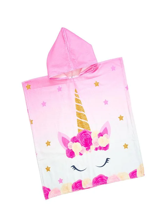 بيبي كلو Unicorn Hooded Kids Towel Poncho