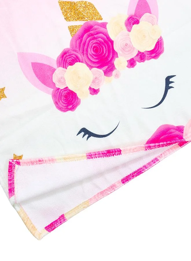 babyqlo Unicorn Hooded Kids Towel Poncho