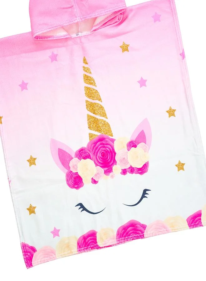 babyqlo Unicorn Hooded Kids Towel Poncho