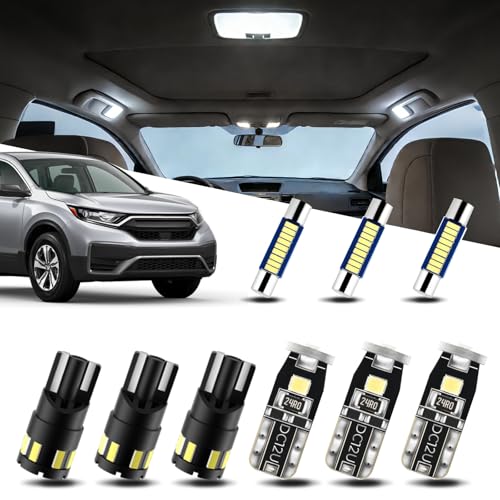 EASY EAGLE LED Interior Car Lights for Honda-CRV-2013-2021: 11 Piece Kit White LED Light Bulbs - Super Bright 6000K + Install Tool - Image 1
