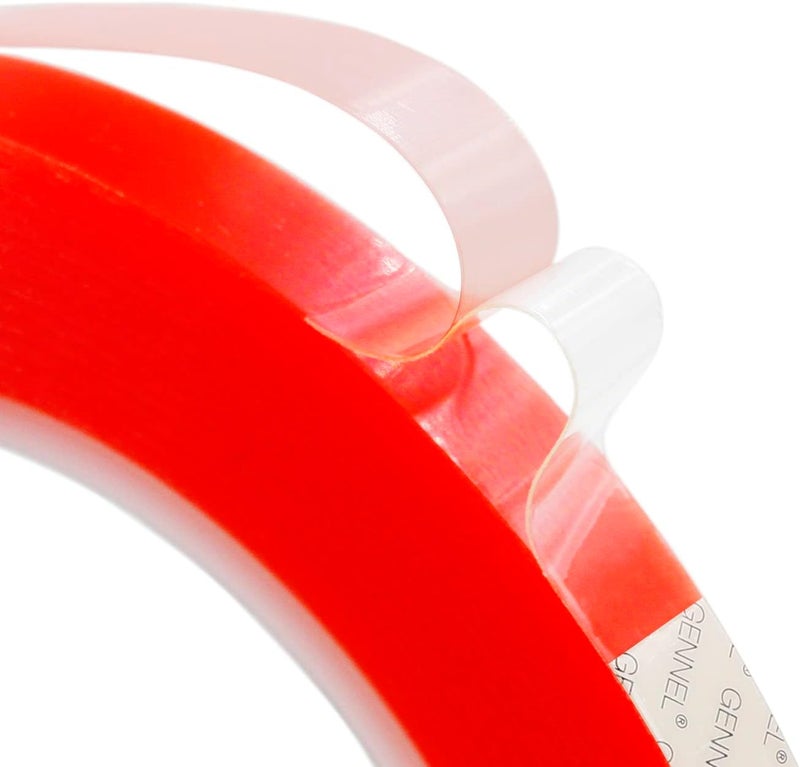 GENNEL 4pcs 2mm 3mm 5mm 10mm Clear Double Side Adhesive Tape for Mobile Phone LCD Screen Repair - Image 2