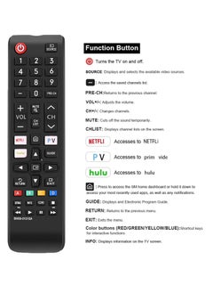 TIGER Newest Universal Remote Control for All Samsung Smart TVs || Compatible with Samsung LCD, LED, HDTV, 3D, Full HD & Smart TV Models | No Setup Needed | Ergonomic & Durable | Quick Access to TV Functions || Ideal Replacement Remote for Daily Use  - Image 2