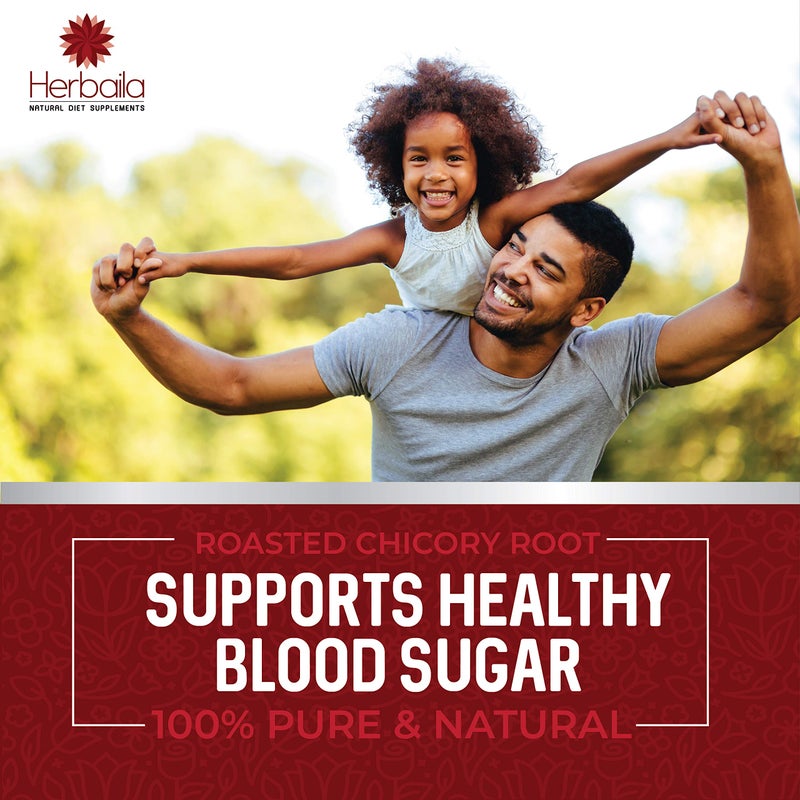 Herbaila Chicory Root Roasted Granules, 1 Pound, Chicory Coffee (Inulin, Prebiotic Dietary Fiber) Rich Flavor, Caffeine Free, Natural Tea and Coffee Substitute, Keto, Kosher - Image 2