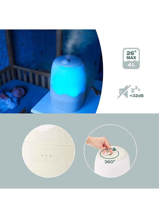 babymoov Wave Baby Humidifier With Cleaning Brush, Adjustable Mist Settings, Automatic Shut-Off, Nightlight Function  - Image 4