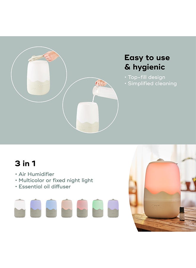 babymoov Wave Baby Humidifier With Cleaning Brush, Adjustable Mist Settings, Automatic Shut-Off, Nightlight Function  - Image 3