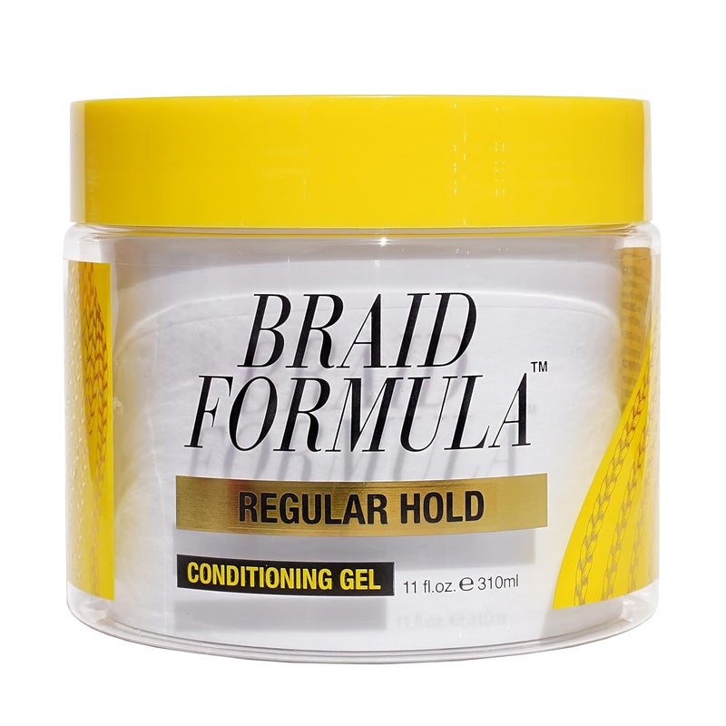EBIN NEW YORK Braid Formula Conditioning Gel OriginalRegular Hold 11oz310ml  CleanAloe Vera Scent Shine Braid Control No Residue No Flaking Smoothing Strong Hold
