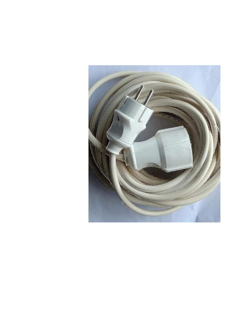 وصله سلك كهرباء ١ مم معتمد ترمو بلاستيك طول ٢٠ متر للاحمال الشاقه مزوده بفيشه دكر ونتايه