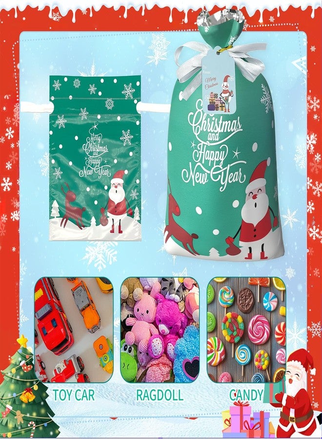 ANTOWIN 37PCS Christmas Gift Bags with Tags, Assorted Sizes, Christmas Foil Gift Wrapping Sacks Pouches for Presents Party Favor, Birthday Gift Bags, Reusable Bags - Image 5