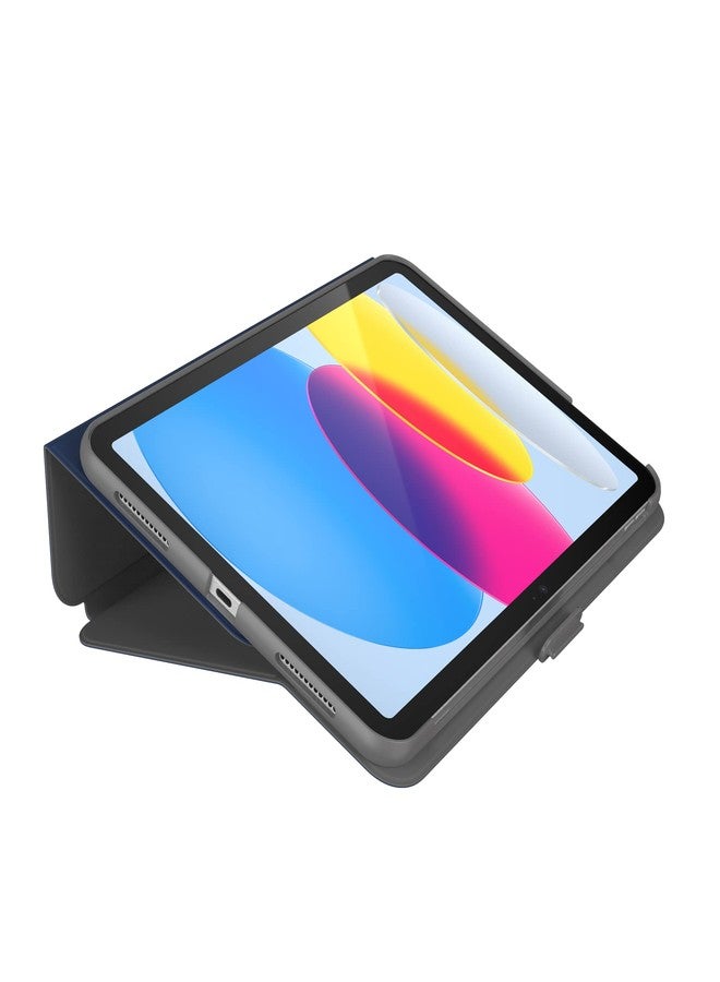 Speck Balance Folio Etui iPad 10.9 (2022) z powok MICROBAN wMagnet & Stand up (Arcadia NavyMoody Grey) - Image 5