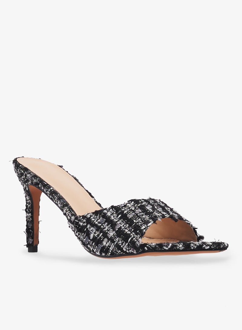 ايلا صندل بكعب عالٍ بقماش ملتف - Image 2