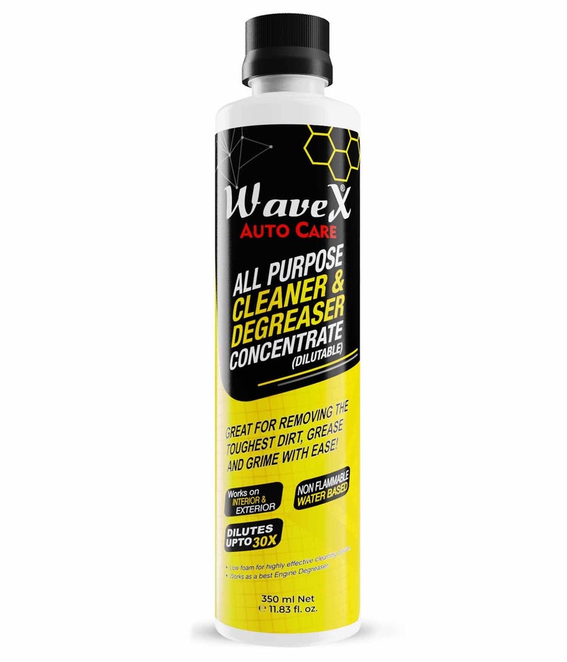Wavex All Purpose Cleaner and Degreaser Concentrate 350ml | Car Cleaner, Industrial Strength- Tough on Dirt but Easy on Your Car, You, and The Environment - Image 1
