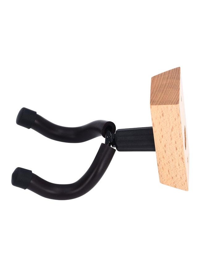 Thoraya - Guitar Wall Mount Hanger Guitar Neck Bracket Hook Holder Musical Instrument Accessories Trapezoidal Beech Wood Color - Image 1
