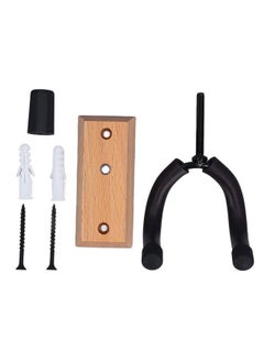 Guitar Wall Mount Hanger Guitar Neck Bracket Hook Holder Musical Instrument Accessories Trapezoidal Beech Wood Color